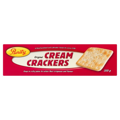 Purity Cream Crackers Original 350 g