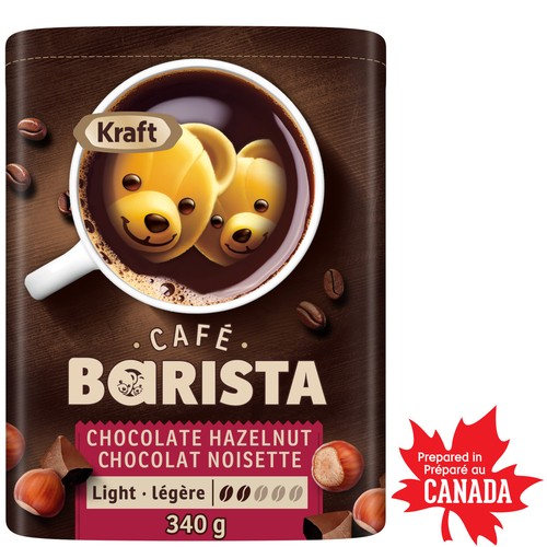Kraft Cafe Barista Flavoured Ground Coffee Chocolate Hazelnut 340 g