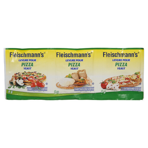 Fleischmann's Pizza Strips Yeast 3 Pack x 24 g