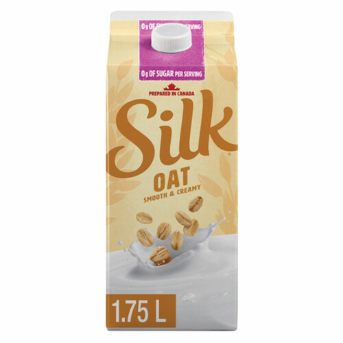 Silk Plant Based Dairy-Free Oat Beverage Unsweetened 1.75 L