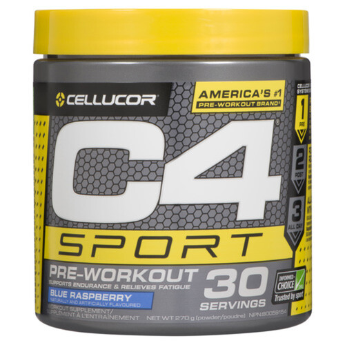 Cellucor C4 Sport Supplement Blue Raspberry 285 g