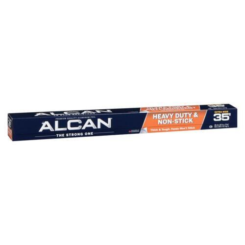 Alcan Non-Stick Aluminum Foil Extra Wide 18 Inch x 35 Feet 