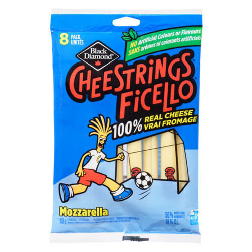 Cheestrings Ficello Cheese Cheddar 8 units 168 g