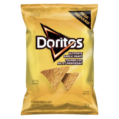 Doritos Tortilla Chips Ultimate Garlic Parmesan 210 g