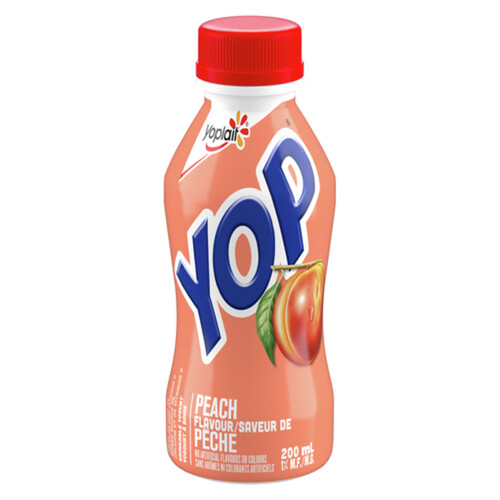 Yoplait Yop 1% Drinkable Yogurt Peach 200 ml