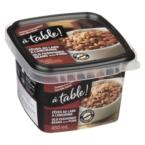 À Table Gluten-Free Old Fashioned Beans With Pork 450 ml