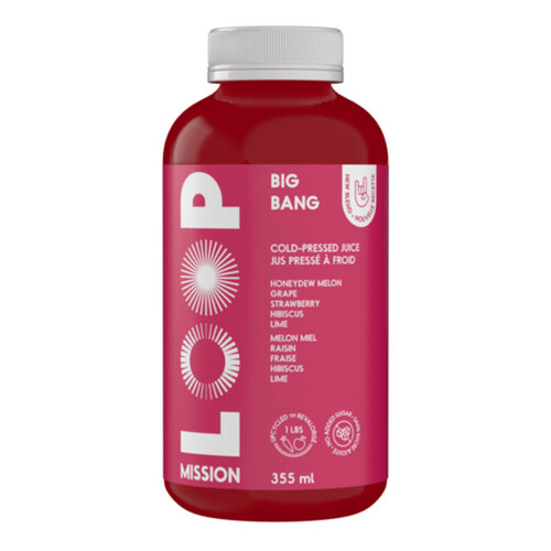 Loop Raw Cold Pressed Juice Big Bang 355 ml (bottle)