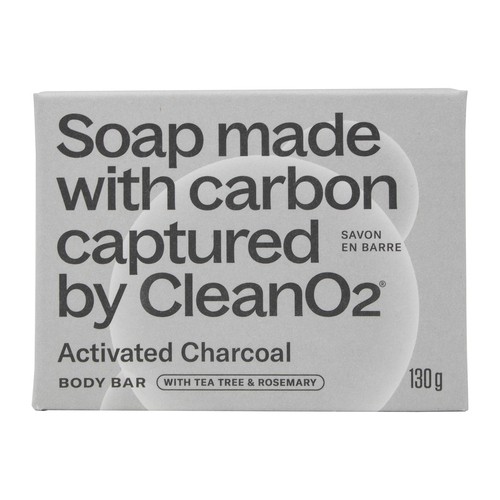 Clean O2 Bar Soap Activated Charcoal 130 g