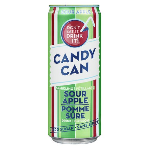 Candy Can Zero Sugar Sparkling Drink Sour Apple 330 ml (can)