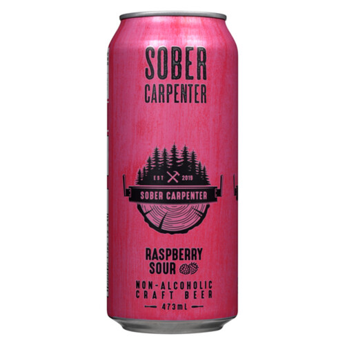 Sober Carpenter Non Alcoholic Beer Raspberry Sour 473 ml (can)