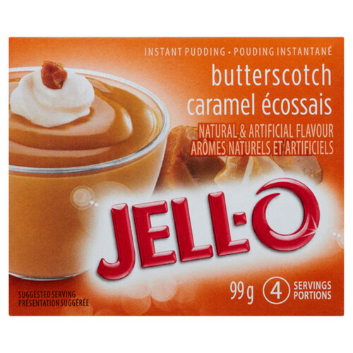 Jell-O Instant Pudding Mix Butterscotch 99 g