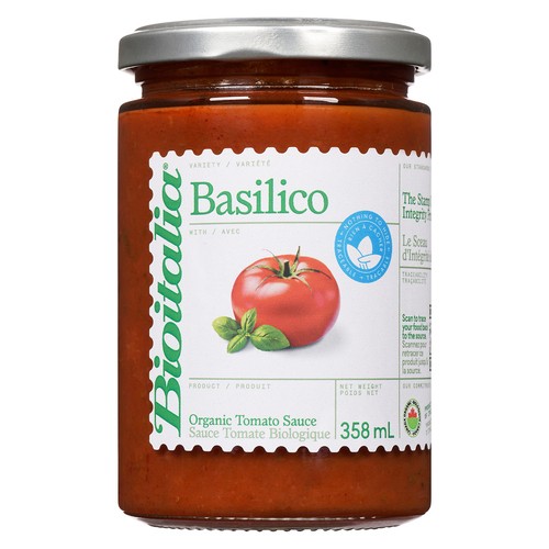 Bioitalia Pasta Sauce Basil 358 ml