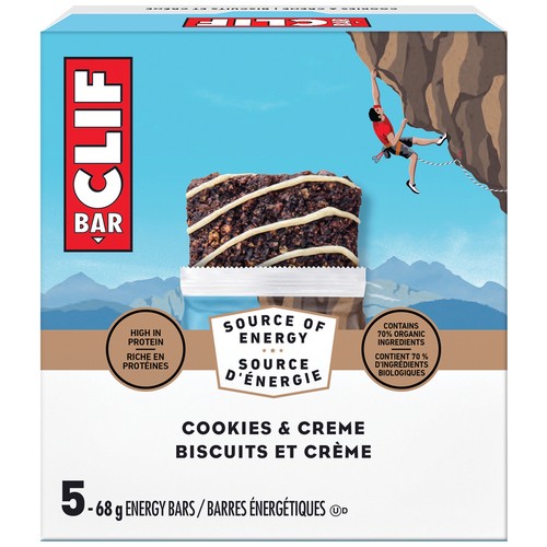Clif Energy Bar Cookies And Creme 5 x 68 g