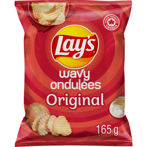 Wavy Lay's Original Potato Chips 165 g