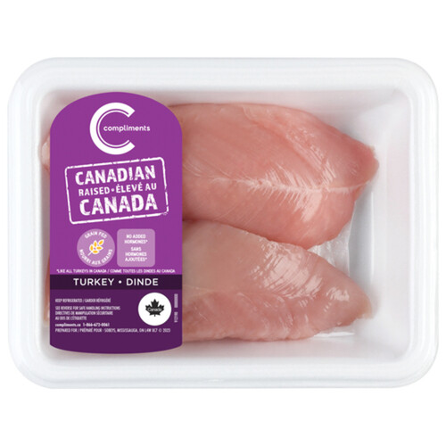 Compliments Balance Turkey Breast Fillets Boneless Skinless 