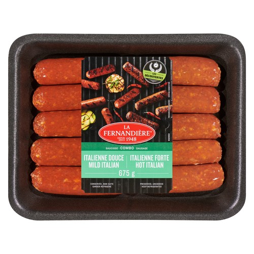 La Fernandière Sausage Combo Italian Hot Mild 675 g
