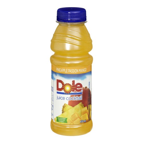 Dole Juice Cocktail Pineapple Passion Mango 450 ml (bottle)