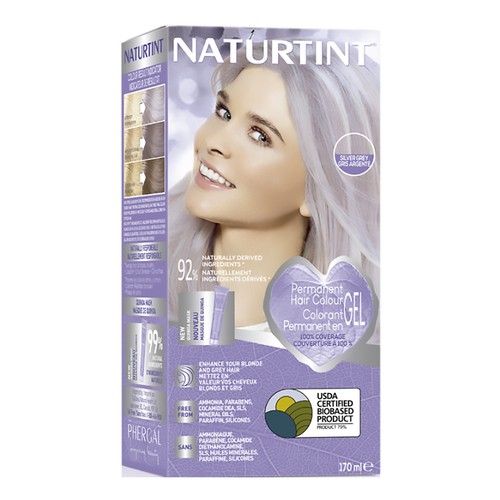 Naturtint Permanent Hair Colour Gel Silver Grey 170 ml