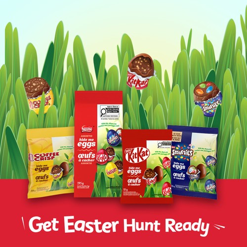 Nestlé Kit Kat Easter Milk Chocolate Bunnies 5 Count 145 g