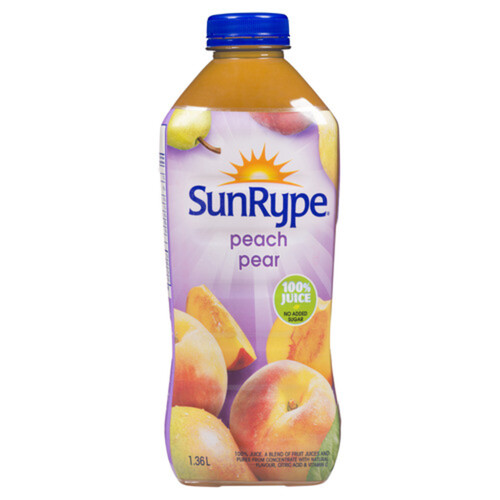 SunRype 100% Juice Peach Pear 1.36 L (bottle)