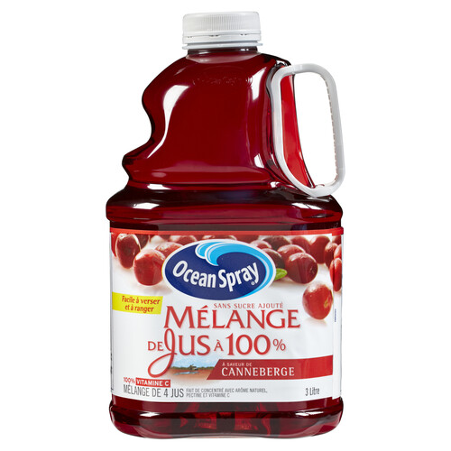 Ocean Spray No Sugar Added Juice Blend Cranberry 3 L