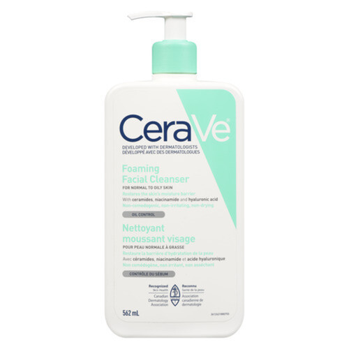 CeraVe Foaming Facial Cleanser Normal To Oily Skin 562 ml