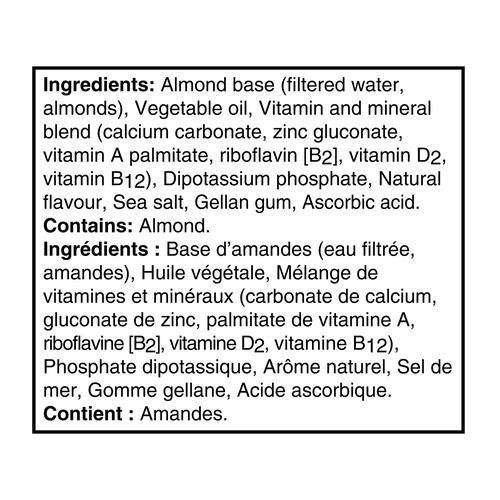 Silk Dairy-Free Zero Sugar Almond Milk Alternative Unsweetened 1.89 L