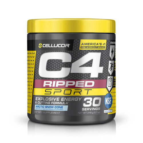 Cellucor Nutritional Supplements C4 Ripped Sport Arctic Snow Cone 246 g