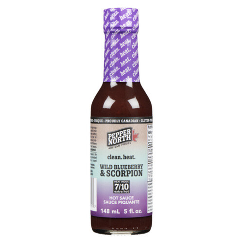 Pepper North Hot Sauce Wild Blueberry & Scorpion 148 ml