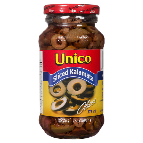 Unico Kalamata Olives Sliced 375 ml