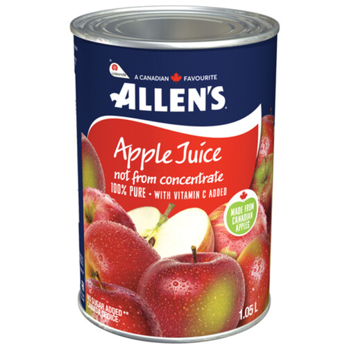Allen's Pure Apple Juice Not From Concentrate 1.05 L (can)