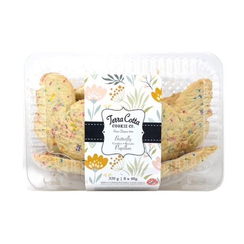 Terra Cotta Butterfly Cookie Vanilla 320 g (frozen)