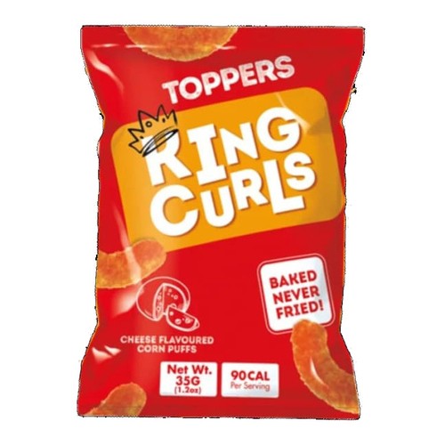 Toppers King Curls Corn Puffs 35 g