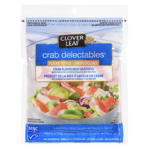 Clover Leaf Crab Delectables Flakes Flavoured Seafood 227 g