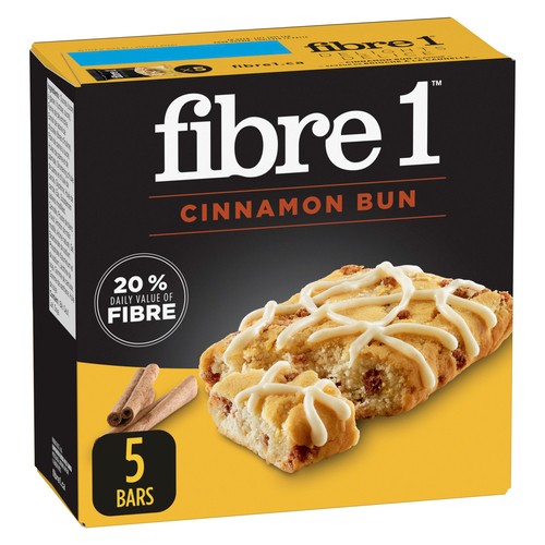 Fibre 1 Delights Bars Cinnamon Bun 5 x 25 g 125 g