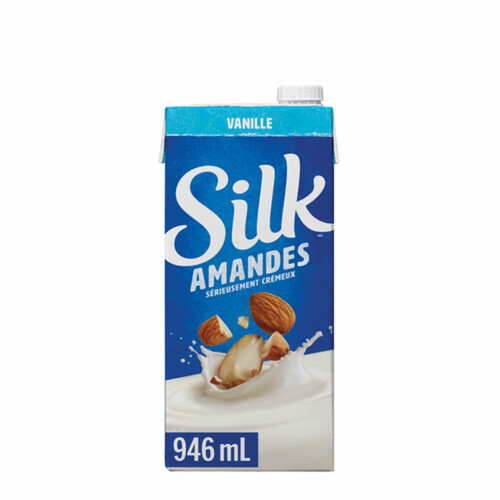 Silk Dairy Free Almond Beverage Shelf Stable Vanilla 946 ml
