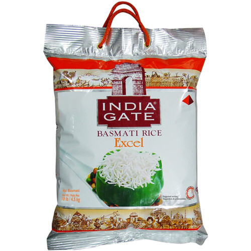 India Gate Basmati Rice Excel 4.53 kg