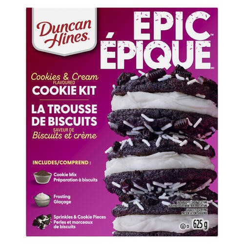Duncan Hines Cookie Mix Epic Cookies & Cream 625 g