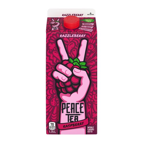 Peace Tea Iced Tea Razzleberry 1.75 L (can)