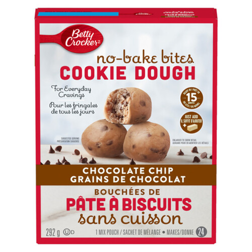 Betty Crocker No-Bake Bites Cookie Dough Chocolate Chip 292 g