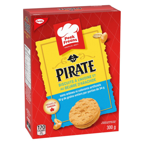 Peek Freans Pirate Cookies Oatmeal Peanut Butter 300 g