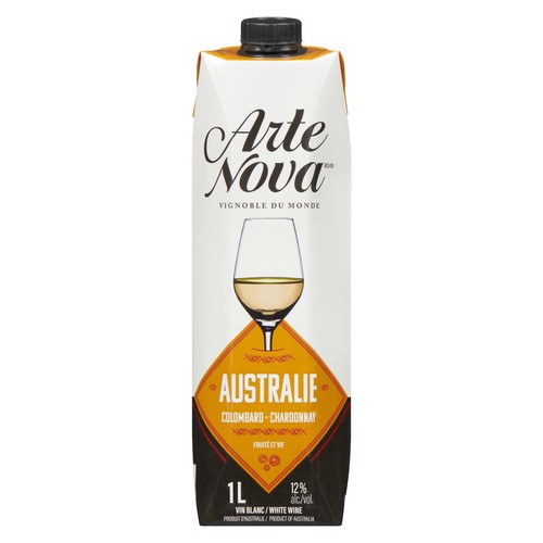 Arte Nova White Wine Australian 12% Alcohol 1 L 