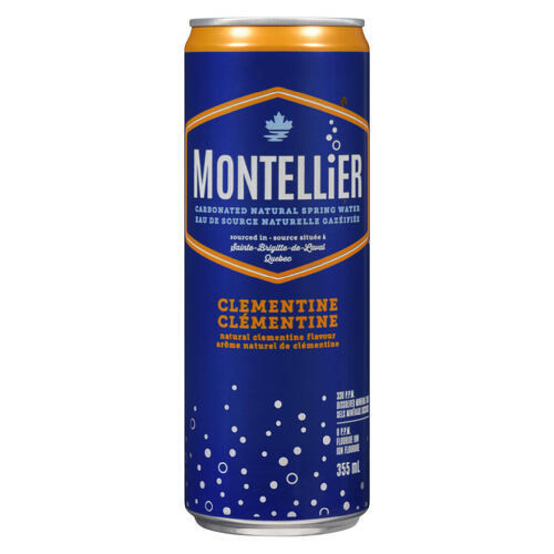 Montellier Sparkling Water Clementine 355 ml (can) Voilà Online