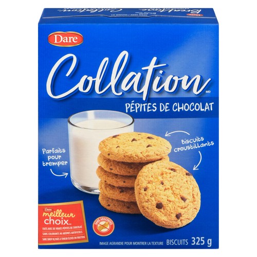 Dare Breaktime Peanut-Free Cookies Chocolate Chip 325 g

