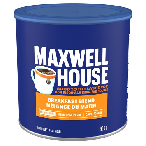 Maxwell House Ground Coffee Breakfast Blend 900 g