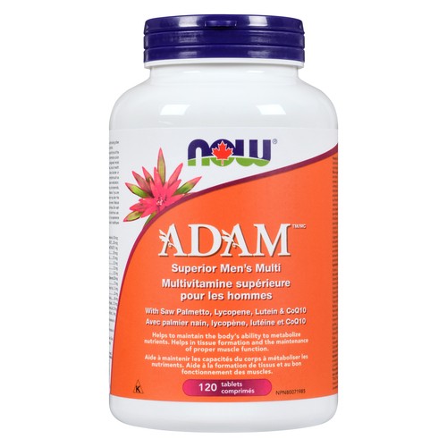 Now Adam Superior Men's Multivitamin 2-Day Tablets 120 Count