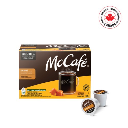 McCafé Coffee Pods Medium Roast Caramel 10 K-Cups 104 g