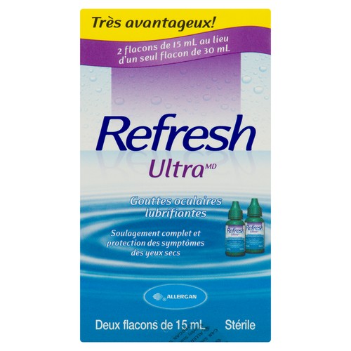 Allergan Eye Drops Refresh Ultra 2 x 15 ml (bottles)