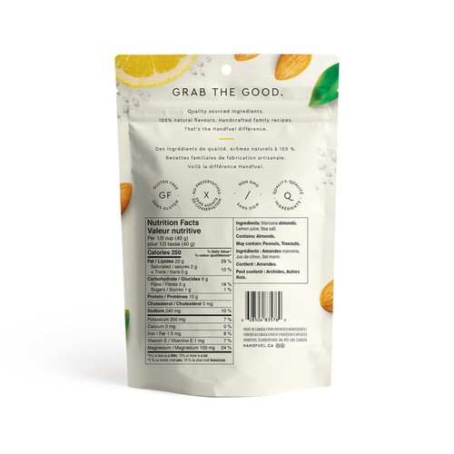 Handfuel Marcona Almonds Lemon 120 g