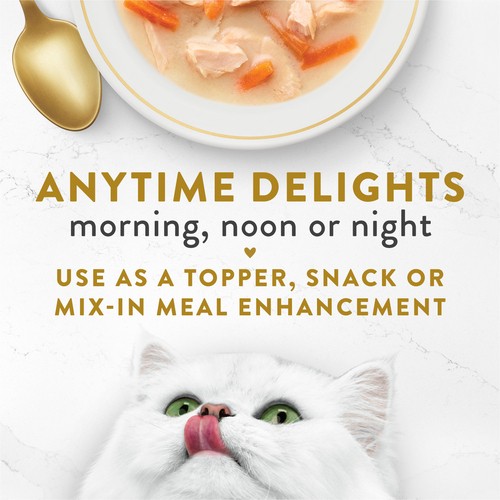 Fancy Feast Creamy Broths Cat Treats with Wild Salmon & Whitefish 40 g